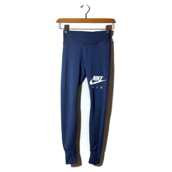 Nike Air Dri-Fit Blue Leggings Size XS - Picture 2 of 11